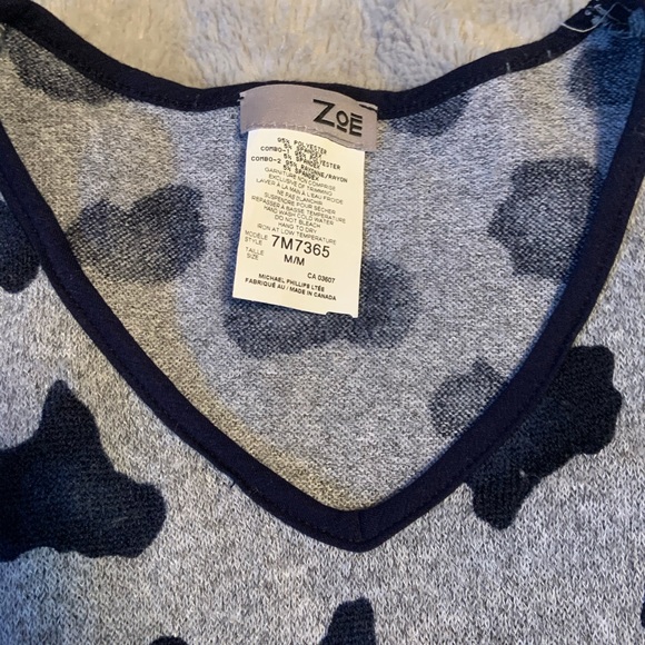 Asymmetrical animal print top - Picture 3 of 4